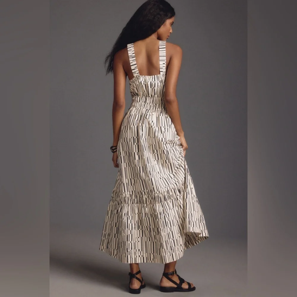 The Somerset Maxi Dress: Poplin Halter Edition - Picture 4 of 7